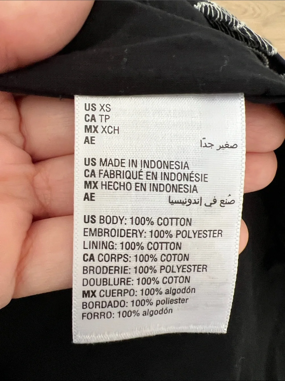 NEW INC International Concepts Sz XS Botanical Cotton